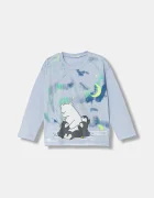 United Colors of Benetton Бебешка памучна блуза с дълъг ръкав