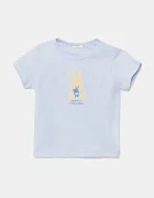 United Colors of Benetton Бебешка памучна тениска