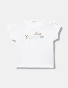 United Colors of Benetton Бебешка памучна тениска