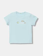 United Colors of Benetton Бебешка памучна тениска