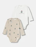 United Colors of Benetton Бебешко боди (2 чифта)