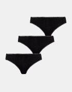 United Colors of Benetton бикини дамски с модал 3 броя черни 3OVL1S02Z