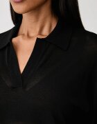 United Colors of Benetton блуза дамска с вискоза черна 13I8D301P