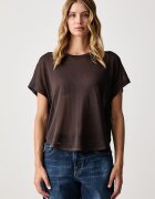 United Colors of Benetton блуза дамска с вискоза кафява 13I8D10H0