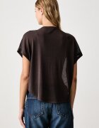 United Colors of Benetton блуза дамска с вискоза кафява 13I8D10H0