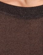 United Colors of Benetton блуза дамска с вискоза кафява 13I8D10H0