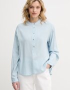 United Colors of Benetton блуза дамски от вискоза синя 5X0VDQ0DD