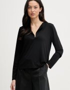 United Colors of Benetton блуза с дълги ръкави дамска черна 3TVRD4025