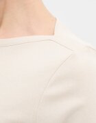 United Colors of Benetton блуза с дълги ръкави дамска от памук бежова 3GA8D10C4