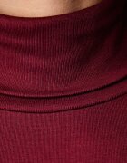 United Colors of Benetton блуза с дълги ръкави дамска от памук бордо 3GA8E2224