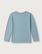 United Colors of Benetton блуза с дълги ръкави дамска от памук тюркоазена 3ATNG10NK
