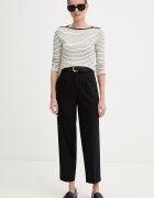 United Colors of Benetton Блуза с дълги ръкави дамска памучна бежова 339PD10C4