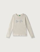 United Colors of Benetton блуза с дълги ръкави за деца от памук бежова 3ATNC10U8