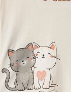United Colors of Benetton блуза с дълги ръкави за деца от памук бежова 3I1XG10FK
