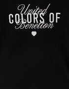 United Colors of Benetton блуза с дълги ръкави за деца от памук черна 3ATNC10U8