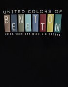United Colors of Benetton блуза с дълги ръкави за деца от памук черна 3ATNC10UD
