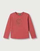 United Colors of Benetton блуза с дълги ръкави за деца от памук розова 3I1XG10FH
