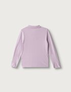 United Colors of Benetton блуза с дълги ръкави за деца от памук с еластан виолетова 3WG9C300X