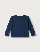 United Colors of Benetton блуза с дълги ръкави за деца от памук тъмносиня 3ATNG10NI