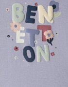 United Colors of Benetton блуза с дълги ръкави за деца от памук виолетова 3ATNG10NI