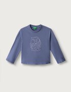 United Colors of Benetton блуза с дълги ръкави за деца от памук виолетова 3ATNG10NN