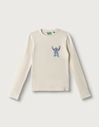 United Colors of Benetton блуза с дълги ръкави за деца с памук бежова 3MO6C10U2