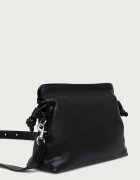 United Colors of Benetton чанта crossbody дамска от имитация на кожа черна 6IAWVY03P