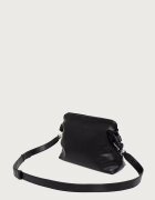 United Colors of Benetton чанта crossbody дамска от имитация на кожа черна 6IAWVY03P