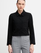 United Colors of Benetton дамско яке с добавена вълна черно 24T0DN09P