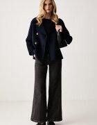 United Colors of Benetton дънки wide leg дамски сиви 4TUT574X5