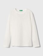 United Colors of Benetton Детска блуза с дълги ръкави в бежово с изчистен дизайн