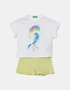 United Colors of Benetton Детска памучна пижама (2 броя)