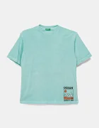 United Colors of Benetton Детска памучна тениска