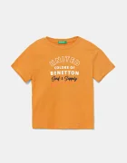 United Colors of Benetton Детска памучна тениска