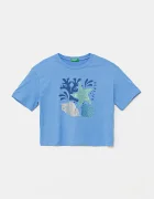 United Colors of Benetton Детска памучна тениска