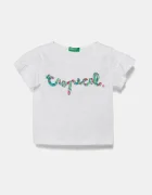 United Colors of Benetton Детска памучна тениска
