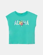 United Colors of Benetton Детска памучна тениска
