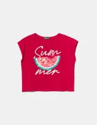 United Colors of Benetton Детска памучна тениска