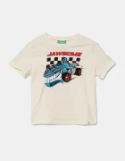 United Colors of Benetton Детска памучна тениска