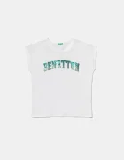 United Colors of Benetton Детска памучна тениска