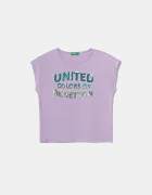 United Colors of Benetton Детска памучна тениска
