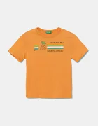 United Colors of Benetton Детска памучна тениска