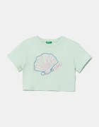 United Colors of Benetton Детска памучна тениска