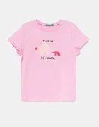 United Colors of Benetton Детска памучна тениска