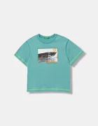 United Colors of Benetton Детска памучна тениска