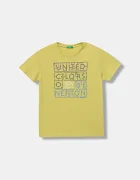 United Colors of Benetton Детска памучна тениска
