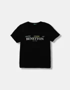 United Colors of Benetton Детска памучна тениска