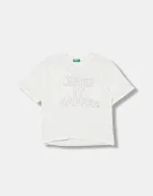 United Colors of Benetton Детска памучна тениска