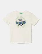 United Colors of Benetton Детска памучна тениска
