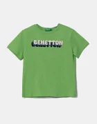 United Colors of Benetton Детска памучна тениска